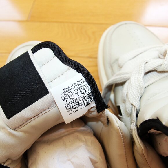 BNWT SS25 RICK OWENS DRKSHDW TURBOWPN OX SNEAKERS OYSTER 9 - Picture 6 of 12